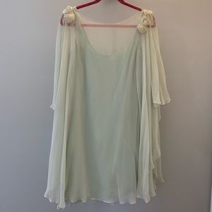 Romantic Marchesa Notte Mint Green Dress